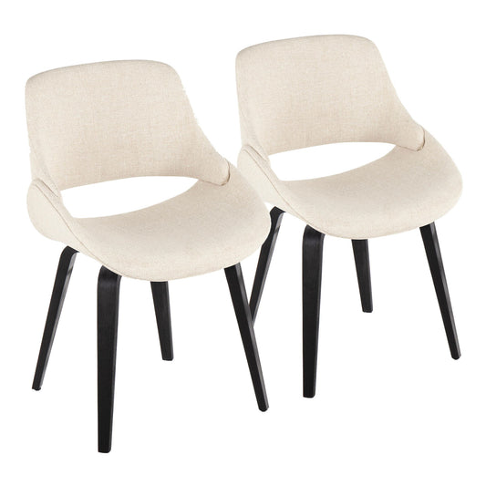 Fabrico - Mid Century Modern Comfortable Design Dining Chair (Set of 2) Lumi Source