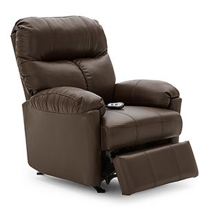 Picot Leather SpaceSaver Recliner