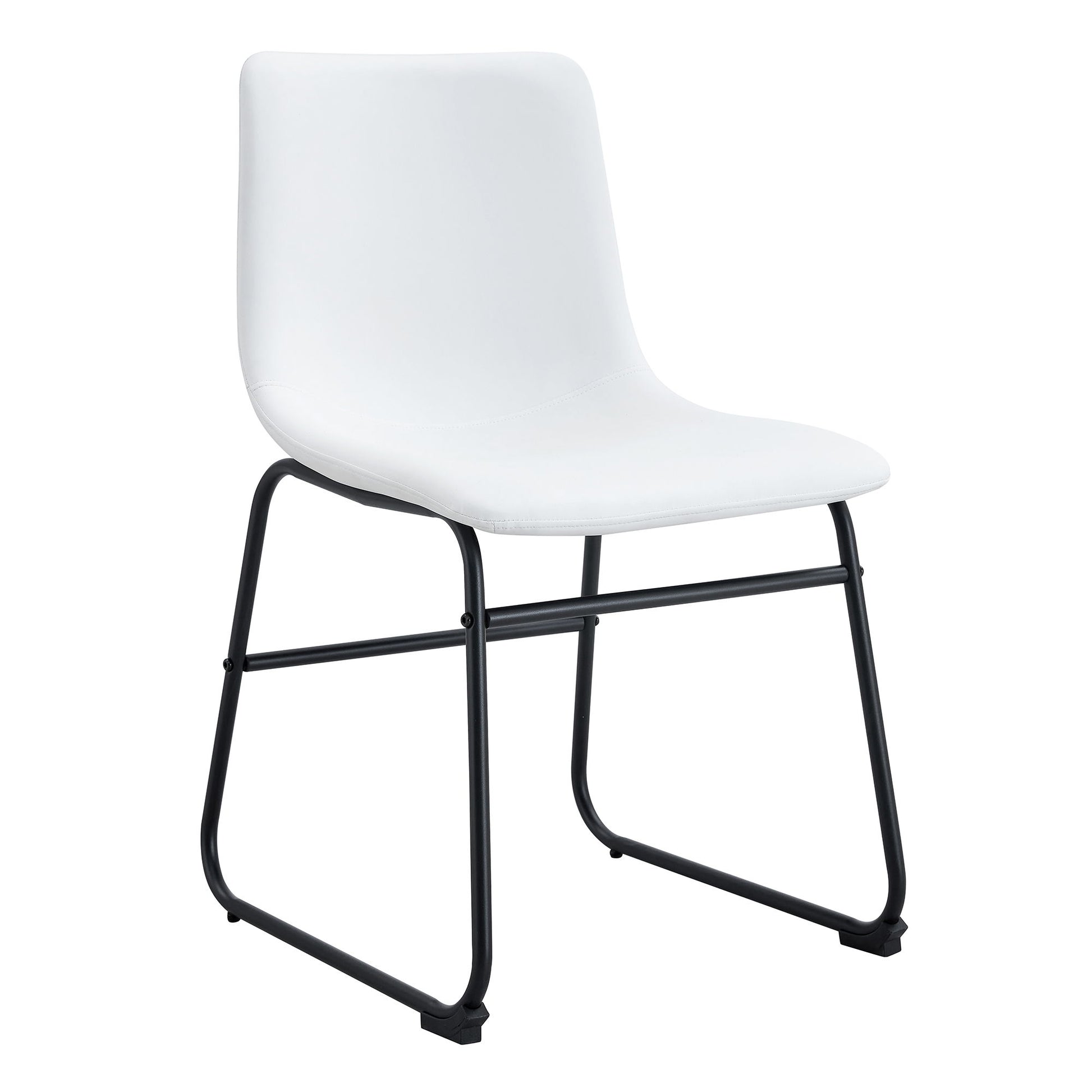 (Set of 4) Classic Chairs, A Stylish Seat Perfect For Modern Minimalist And Industrial Style Environments - White Home Essentials