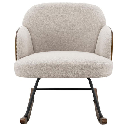 Paige - Boucle Upholstered Mid Back Rocking Chair Coaster Fine Furniture
