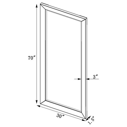 Barnett - Full Length Floor Or Wall Mirror - Silver CoasterEveryday