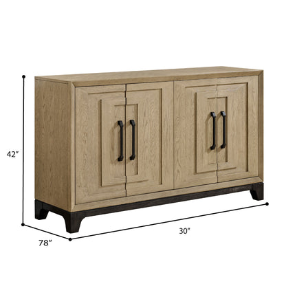 Sideboard With Ample Storage - Brown Home Essentials