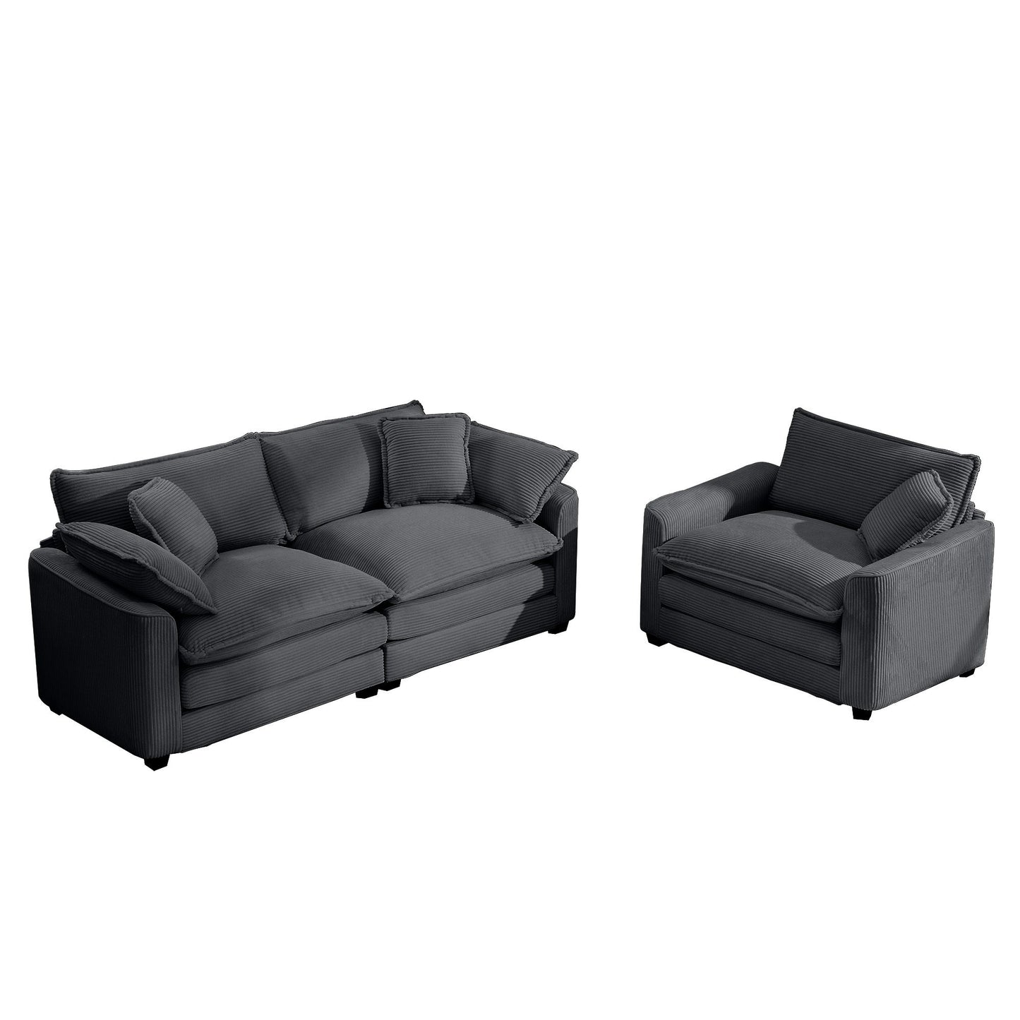 Elegant Oversized Sectional Sofa Set With Deep Seats And Flexible Layout Home Essentials