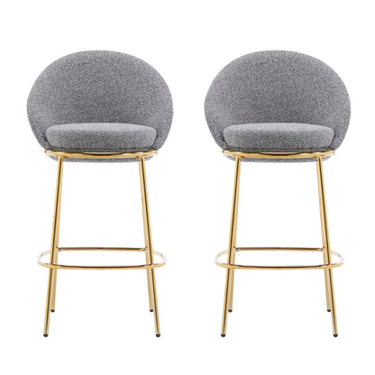 Celano - Upholstered Barstool (Set of 2) Noble House
