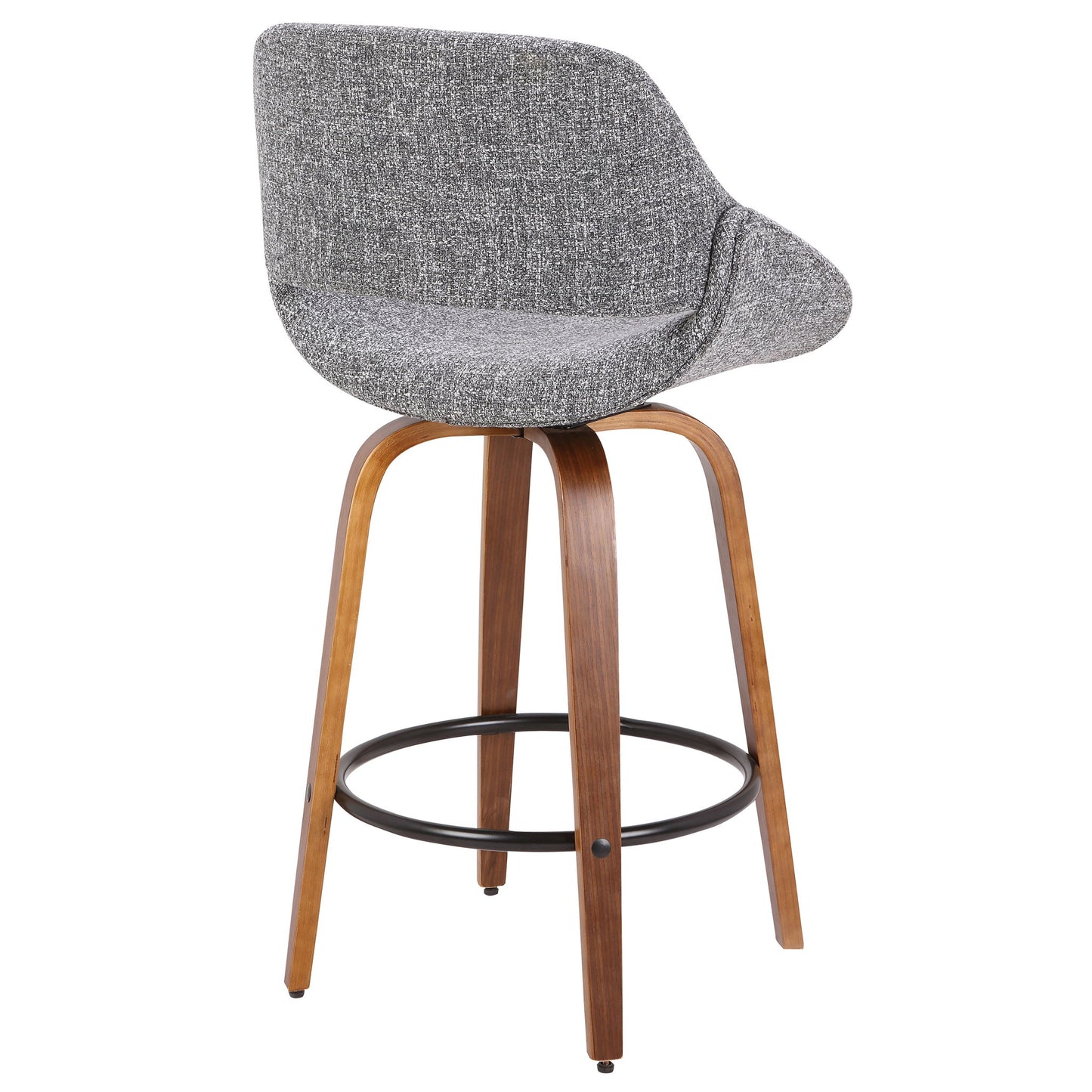 Fabrico - Mid Century Inviting Design Modern Counter Stool Lumi Source