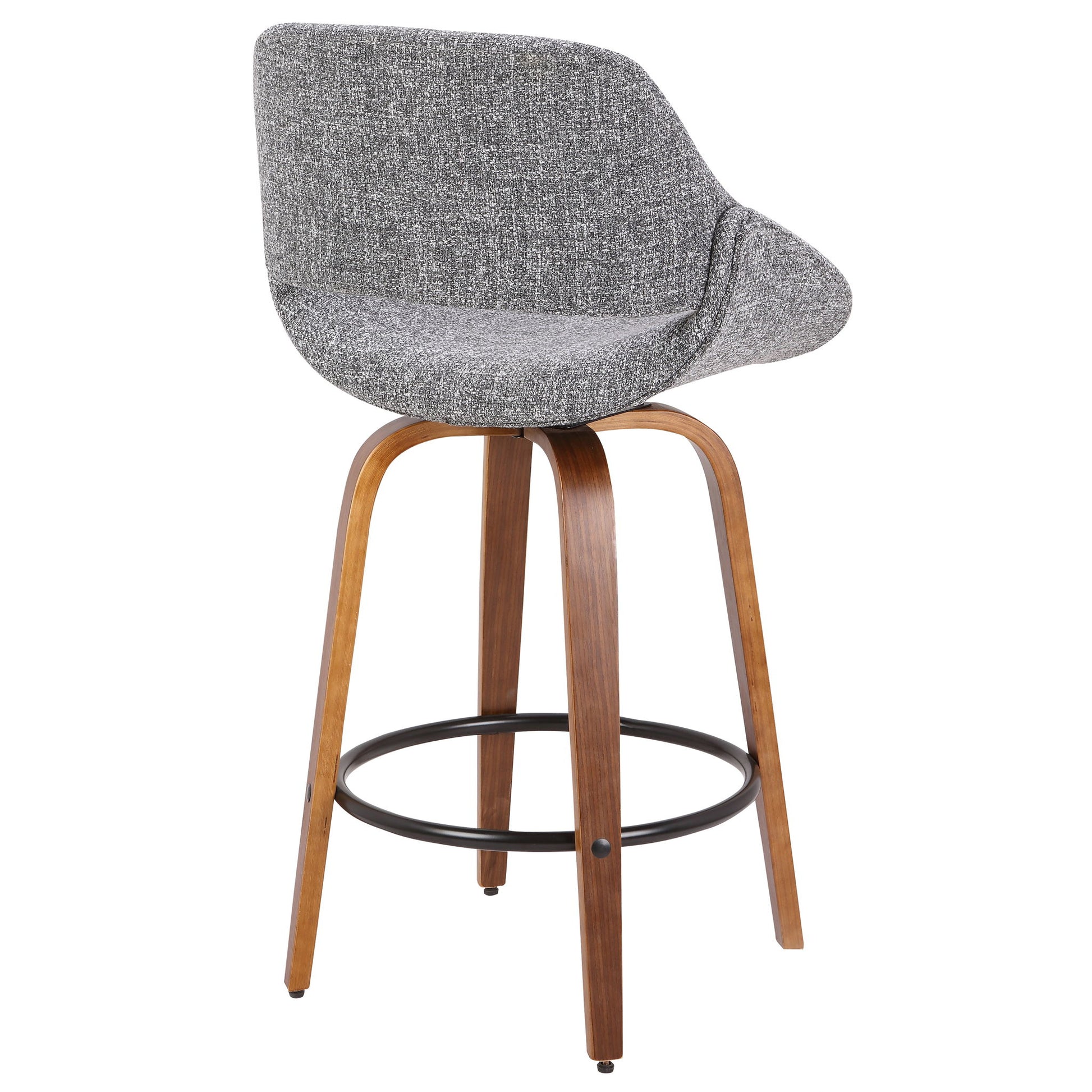 Fabrico - Mid Century Inviting Design Modern Counter Stool Lumi Source
