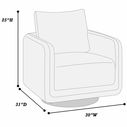 Swivel Accent Chair Upholstered Home Essentials