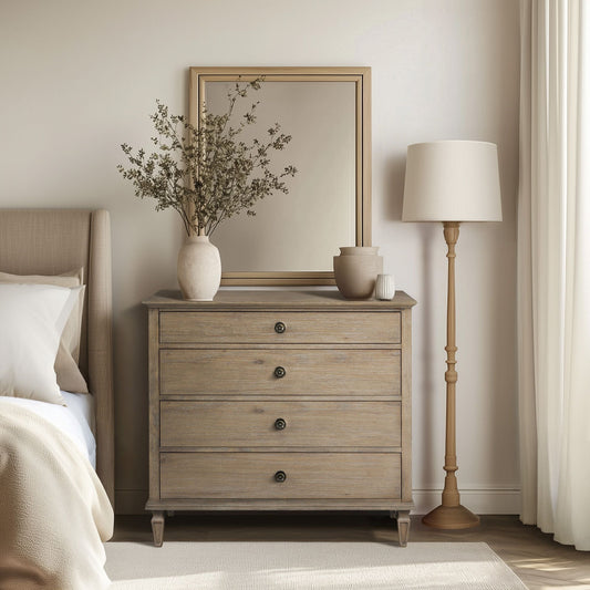 Victoria - 4-Drawer Dresse - Antique Cream Madison Park Signature