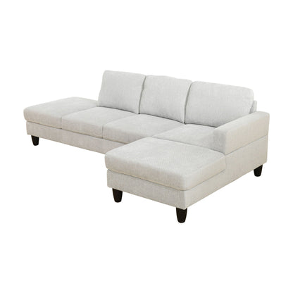 L - Shaped Sectional Sofa With Chaise & Ottoman Home Essentials
