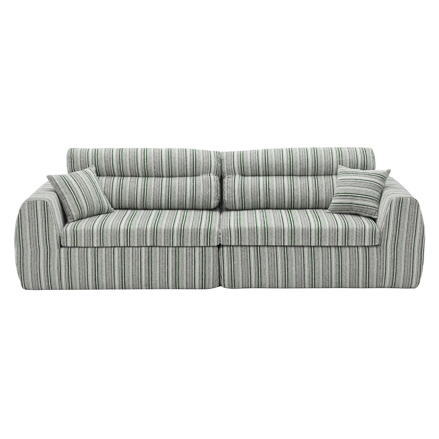 3 Seater, Couch With Throw Pillows For Living Room Home Essentials
