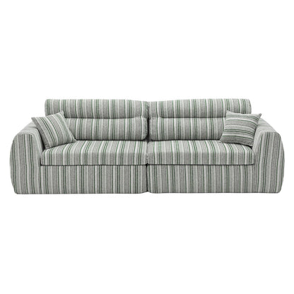 3 Seater, Couch With Throw Pillows For Living Room Home Essentials
