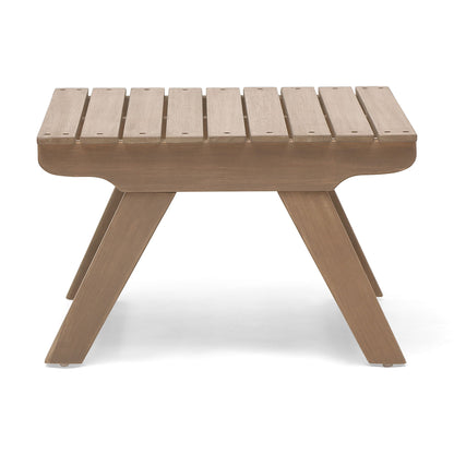 Sedona - Outdoor Side Table With Open Slat Design Noble House