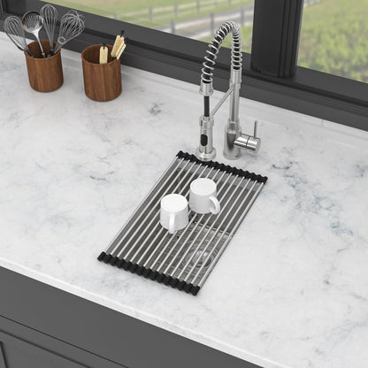 12" Undermount Kitchen Sink, Deep Single Bowl - Brushed Nickel Daily Nest