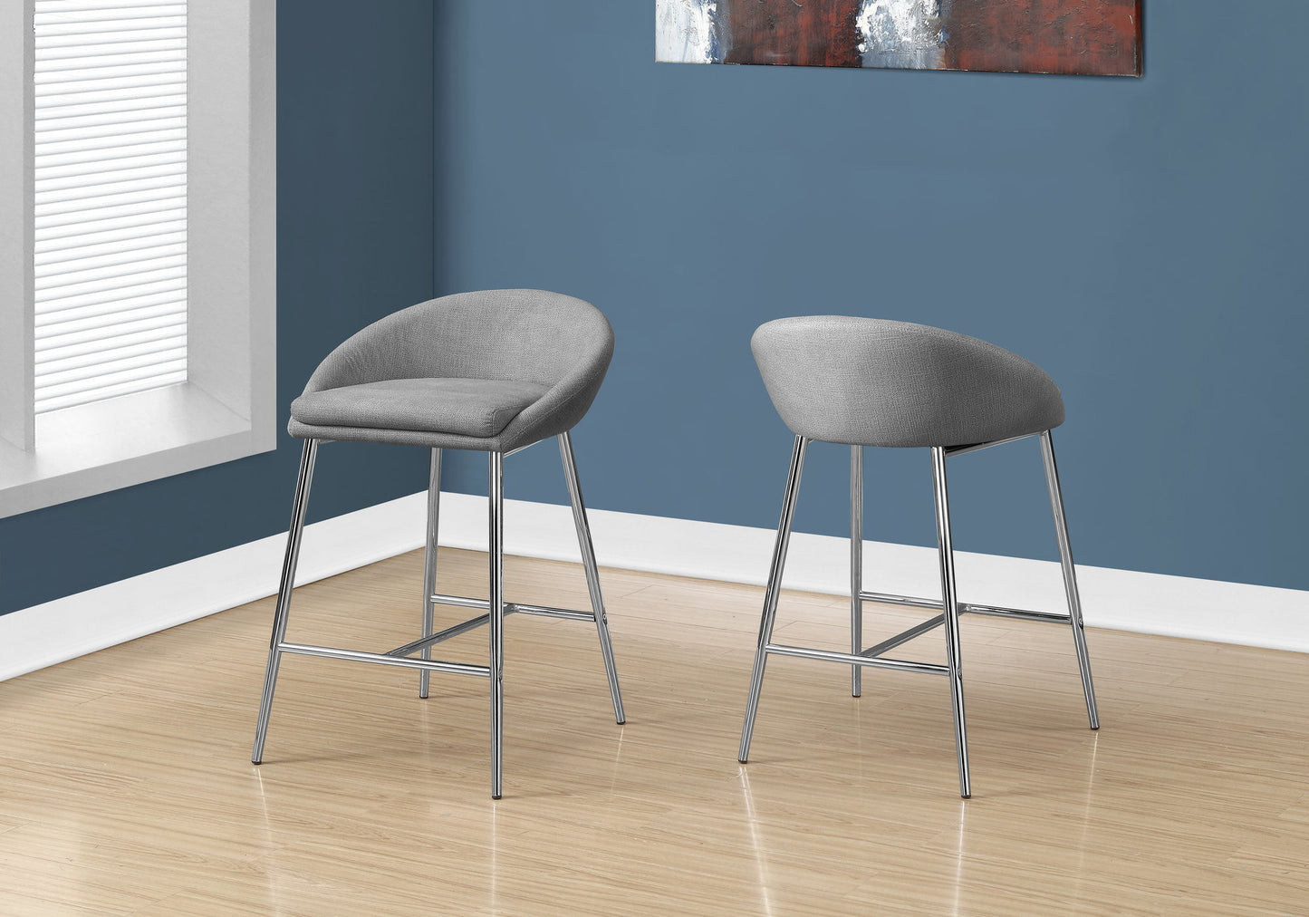Swivel Stool Bar Height, Contemporary & Modern (Set of 2) 8th Street