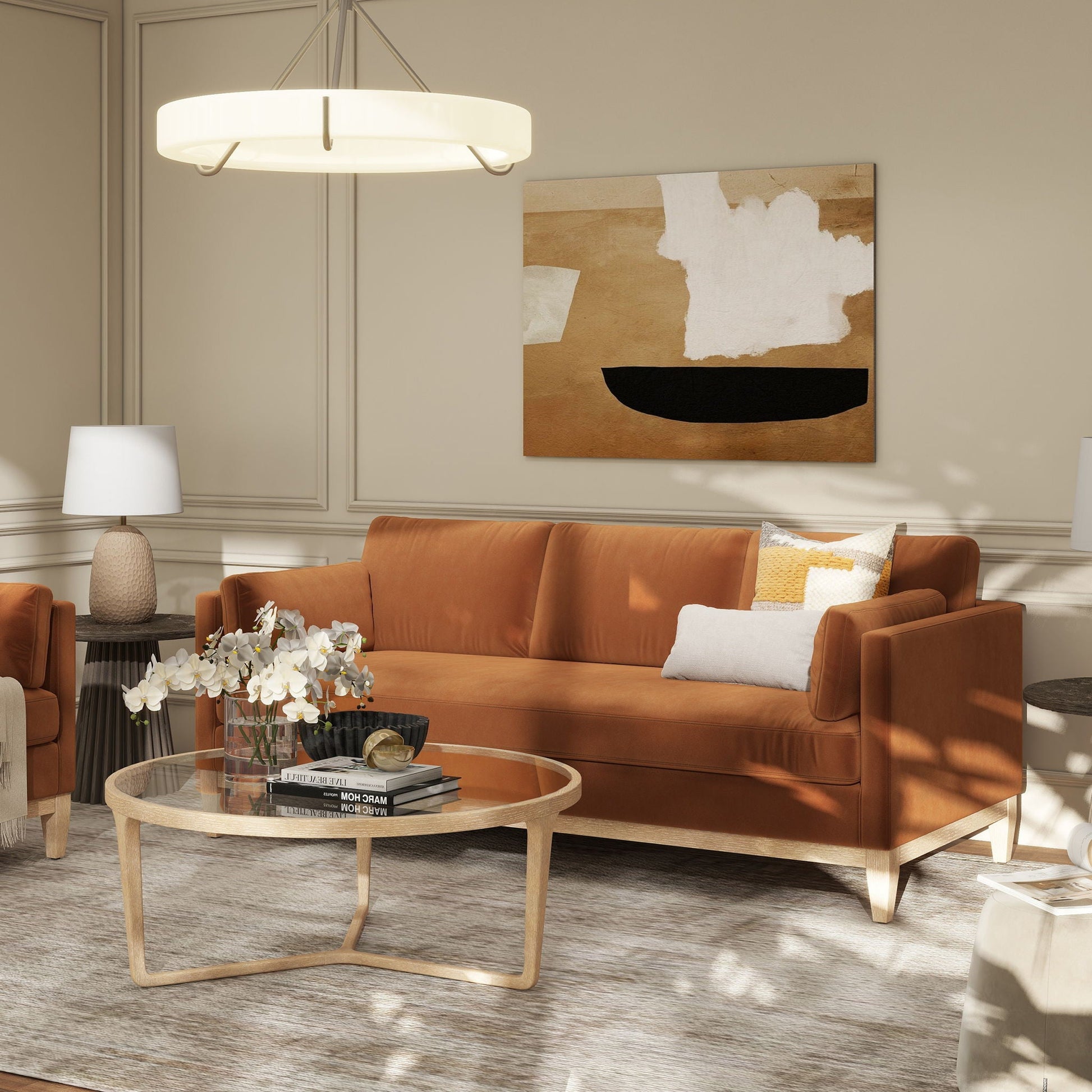 Knox - Modern Farmhouse Sofa Jennifer Taylor Home