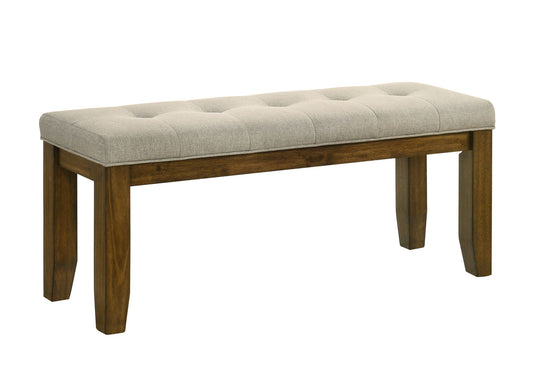 Hollister - Bench - Brown / Gray Crown Mark