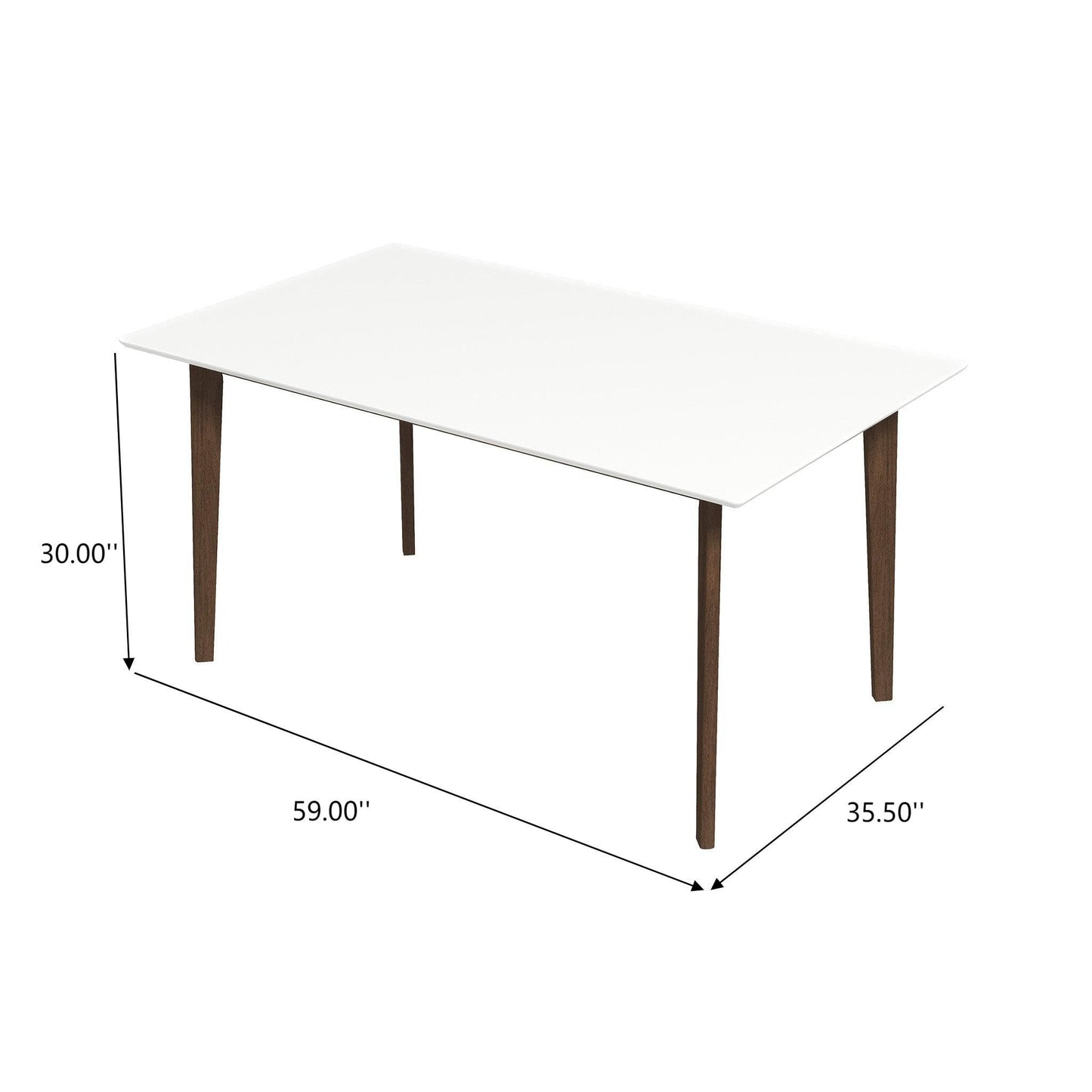 Levi - Modern Style Rectangular Dining Kitchen Table Ashcroft Furniture