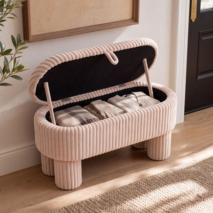 Modern Storage Ottoman Bench For Living Room Noble House
