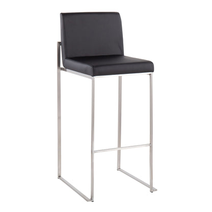 Fuji - Contemporary And Modern Elegance High Back Barstool Lumi Source
