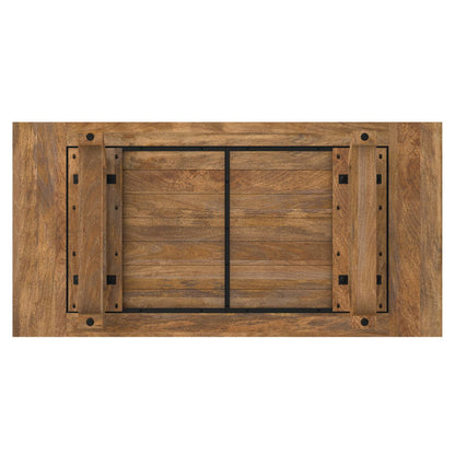 Whitley - Dining Table In Burnt Wax - Brown Simpli-Home