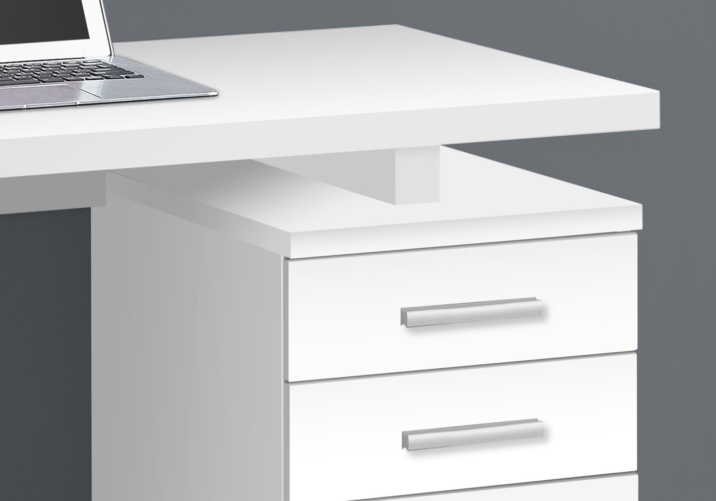 Computer Desk For Home Office Laptop, Left, Right Set - Up, Storage Drawers 8th Street