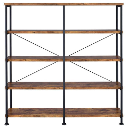 Analiese - 4-Shelf Double Bookshelf CoasterEveryday