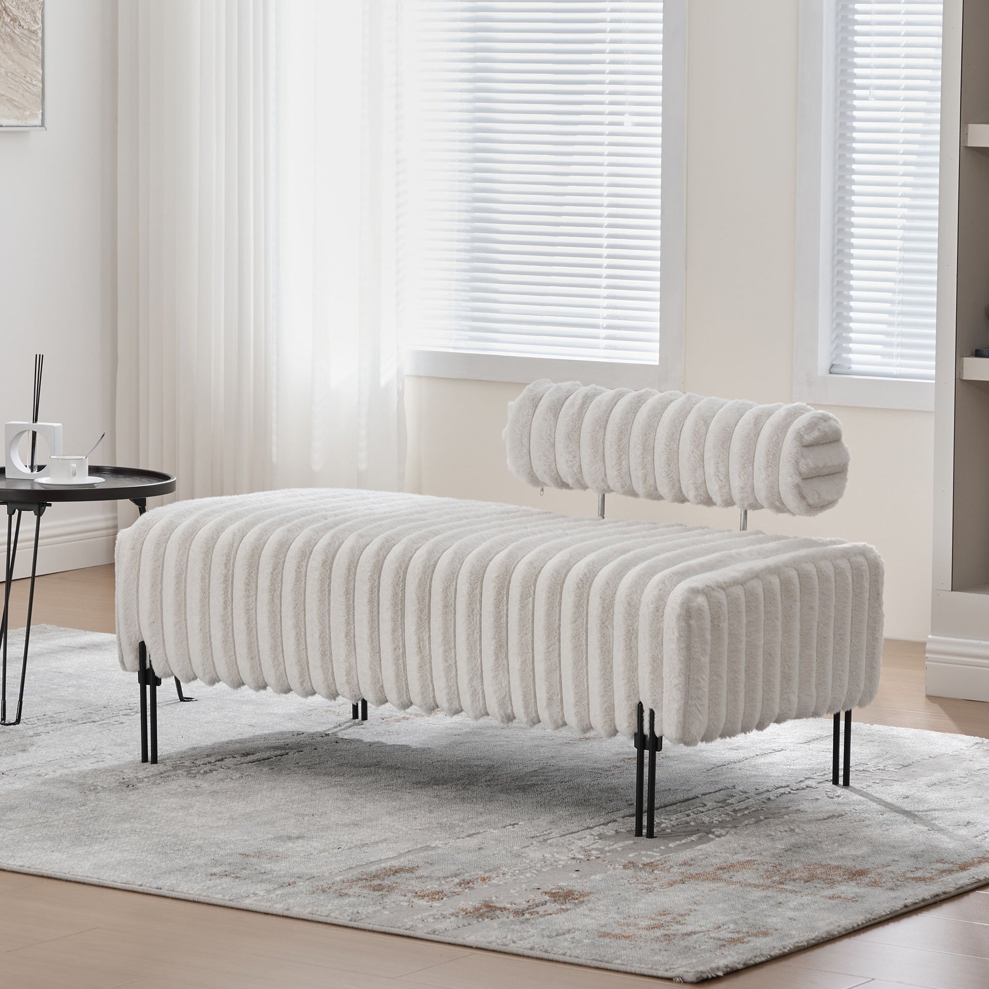 Mini Loveseat With Adjustable Backrest Home Essentials