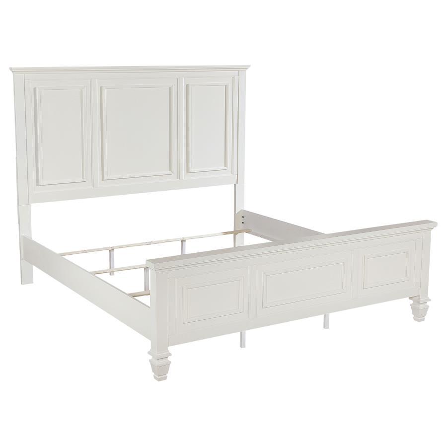 Sandy Beach - 63" Panel Bed with High Headboard CoasterEssence