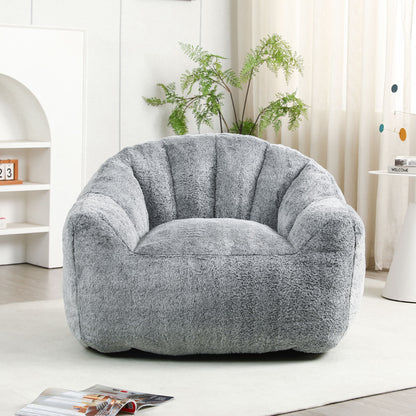Beanbag Chair, Beanbag Sofa Chair With Armrests Stuffed High Density Foam Home Essentials