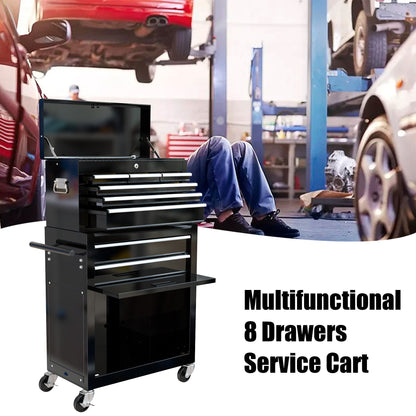 High Capacity Rolling Tool Chest With Wheels And Drawers, Storage Cabinet Daily Nest