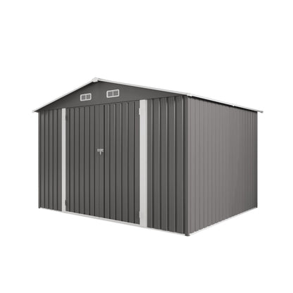 Large Outdoor Storage Shed With Lockable Door, Air Vent Daily Nest