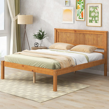 Platform Bed Frame With Headboard Hearth and Haven