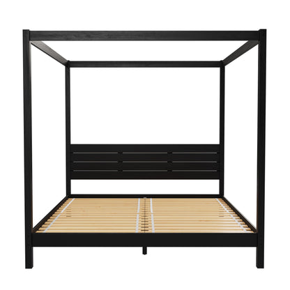 Canopy Bed Frame Modern Minimalist Boho Walker Edison