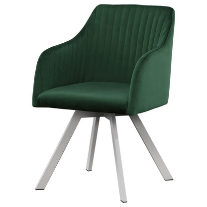 Arika - Upholstered Swivel Dining Arm Chair CoasterElevations