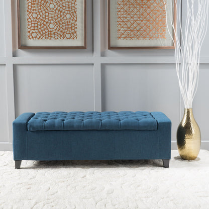 Guernsey - Ottoman Storage With Tufted Top Noble House