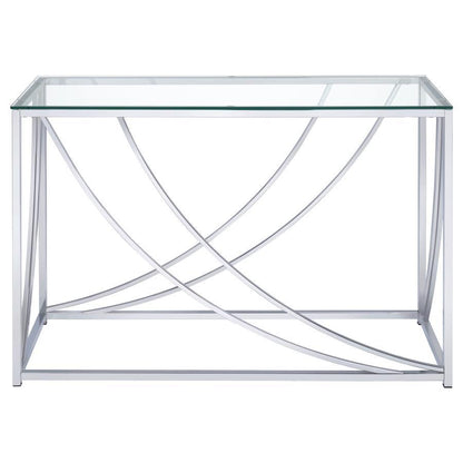 Lille - Glass Top Entryway Sofa Console Table Accents CoasterEssence