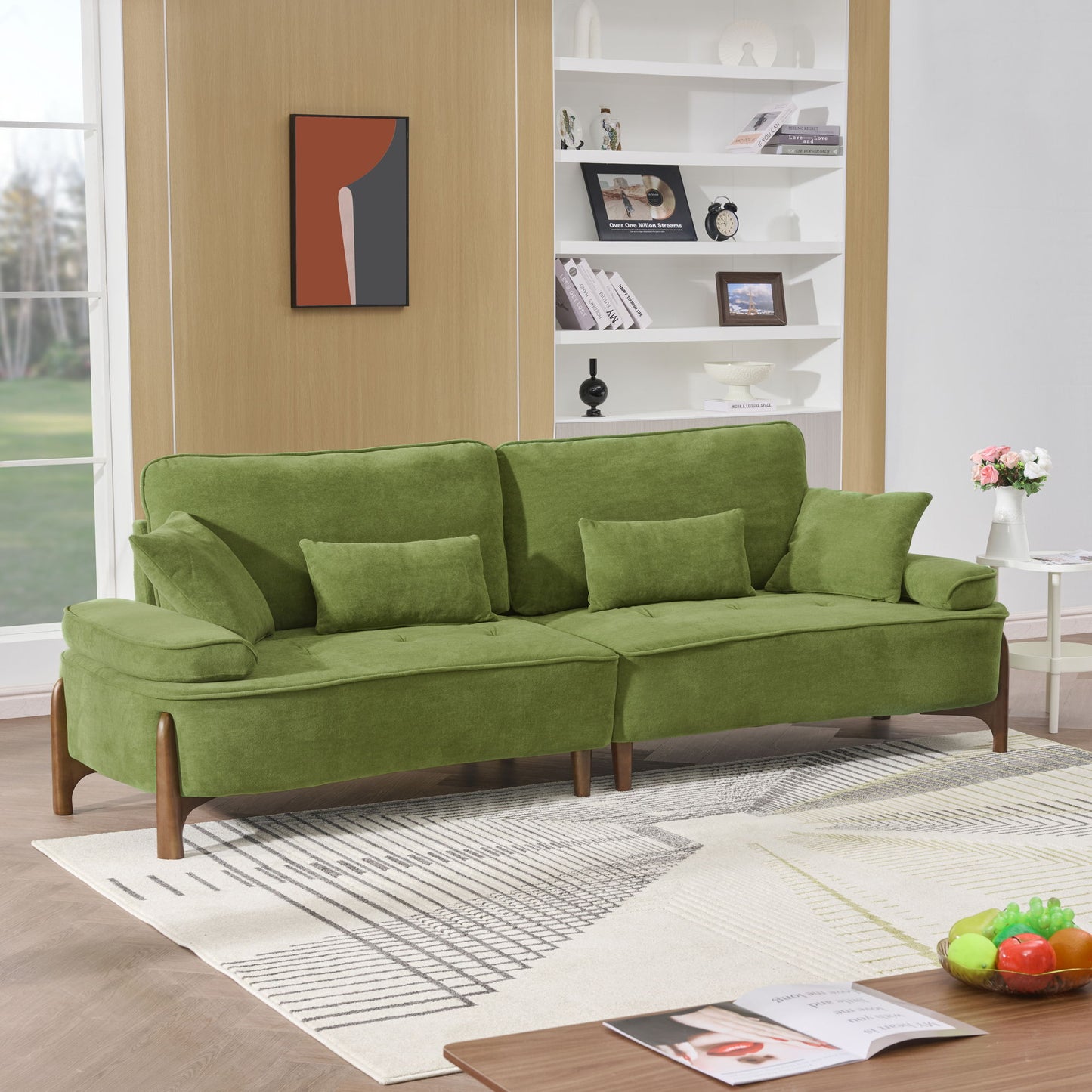 Comfortable Deep Seated Sofa With Pillows Home Essentials