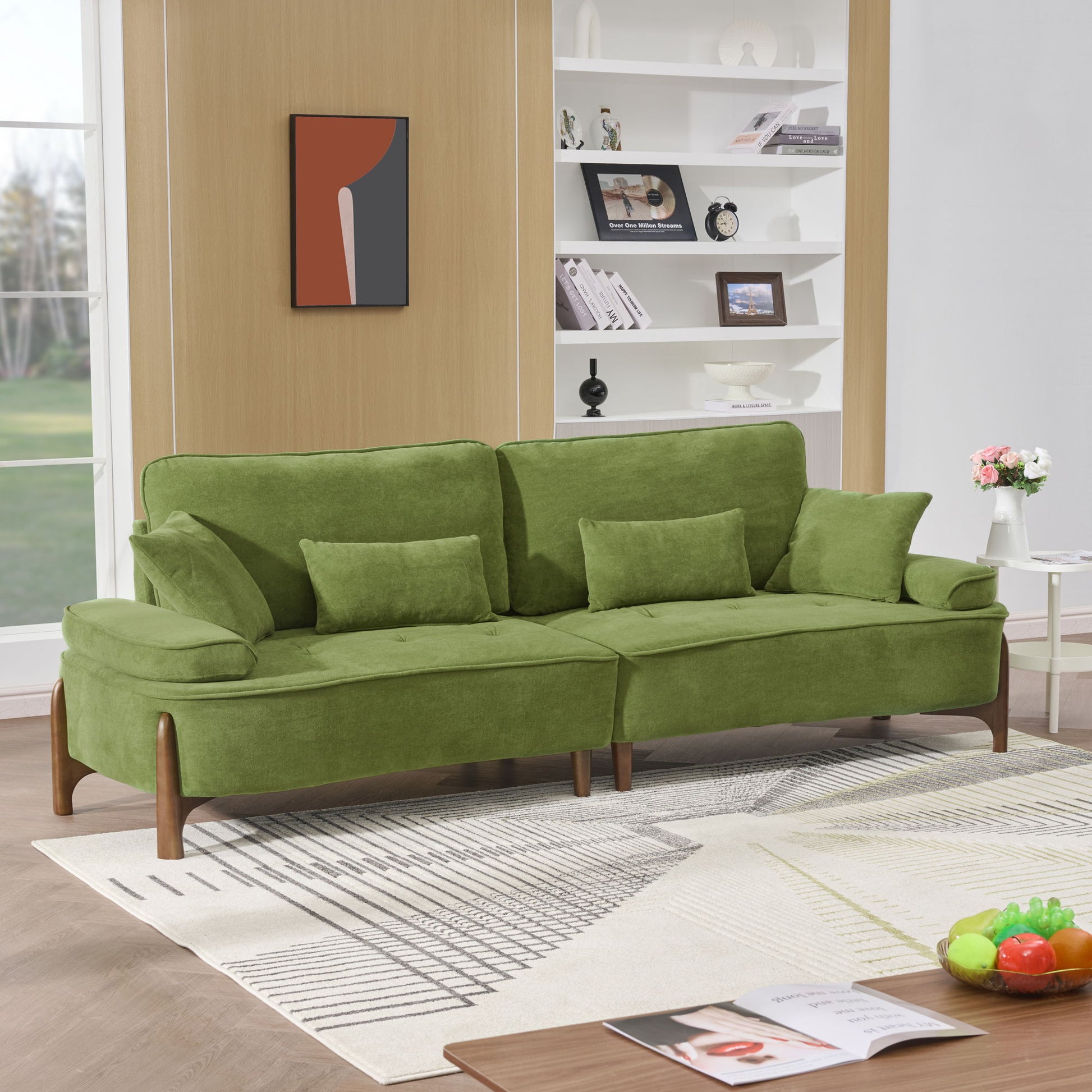 Comfortable Deep Seated Sofa With Pillows Home Essentials