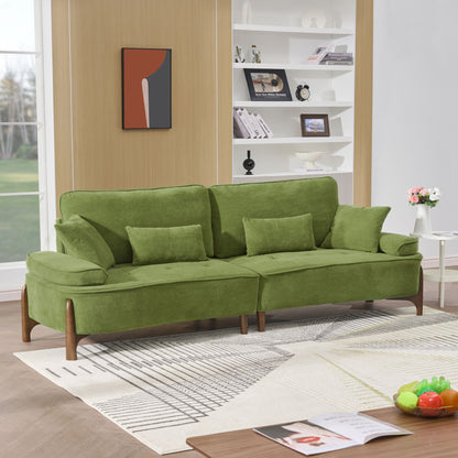 Comfortable Deep Seated Sofa With Pillows Home Essentials