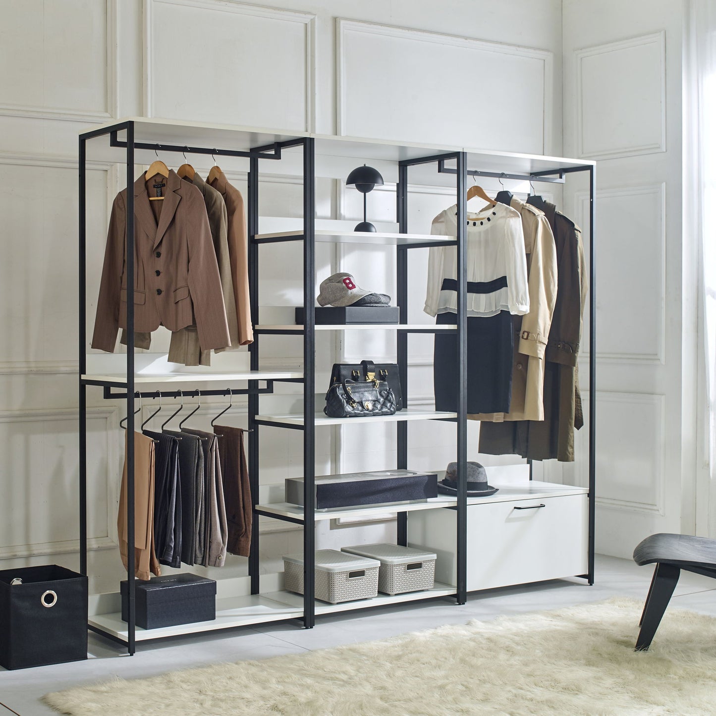 Fiona - Walk In Closet With Shelves Home Essentials