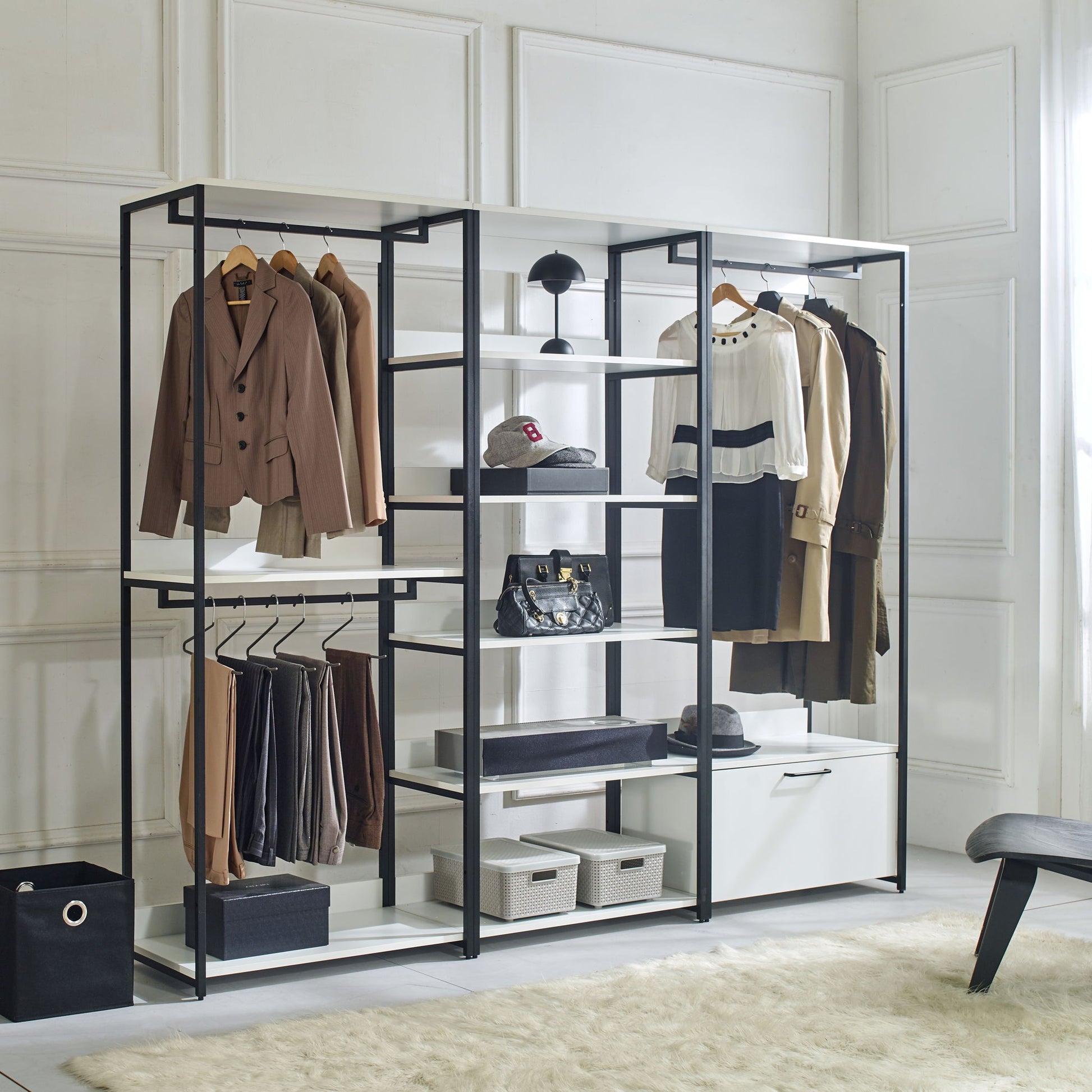 Fiona - Walk In Closet With Shelves Home Essentials