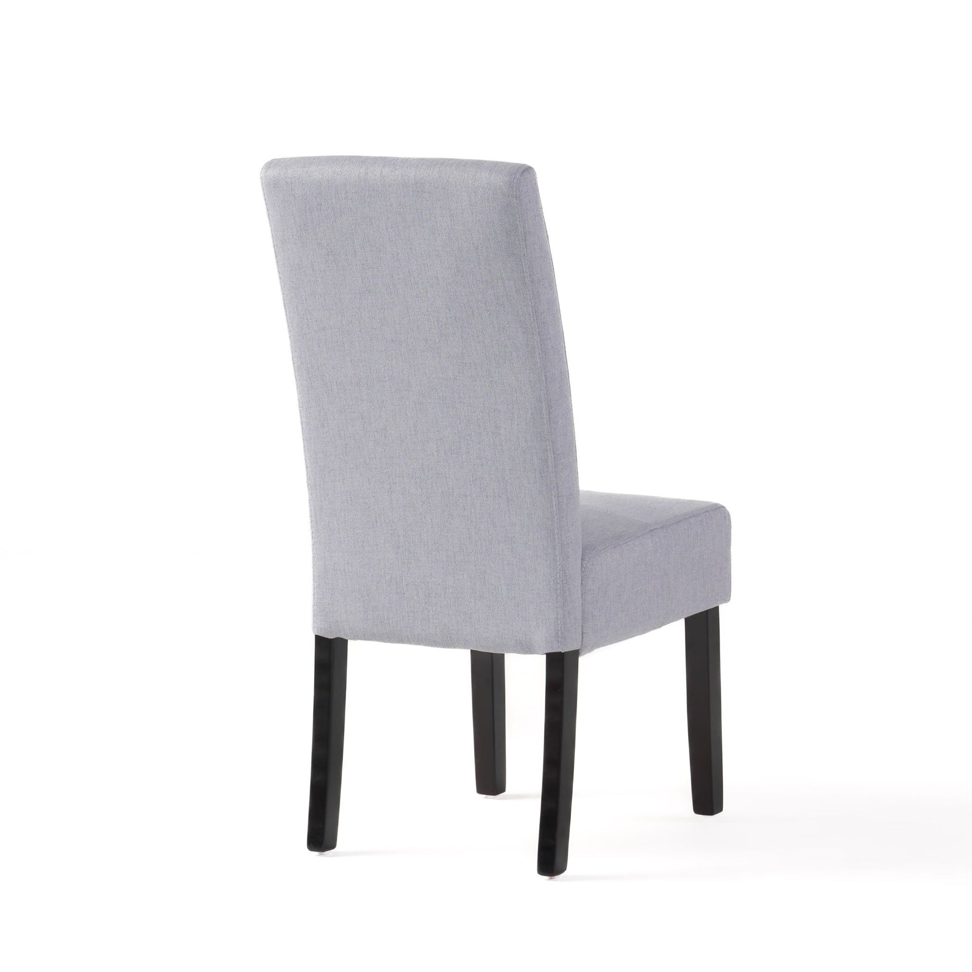 Amaranthine - Upholstered Dining Chair With High Back And Wood Legs (Set of 2) - Light Gray Noble House