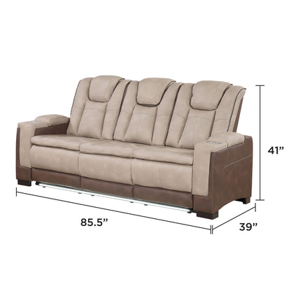 Bruno - Power Reclining Living Room Set With LED Lighting Matrix Furniture Group