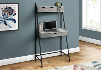 Computer Desk For Home Office, Laptop, Leaning, Storage Drawers, Contemporary & Modern 8th Street