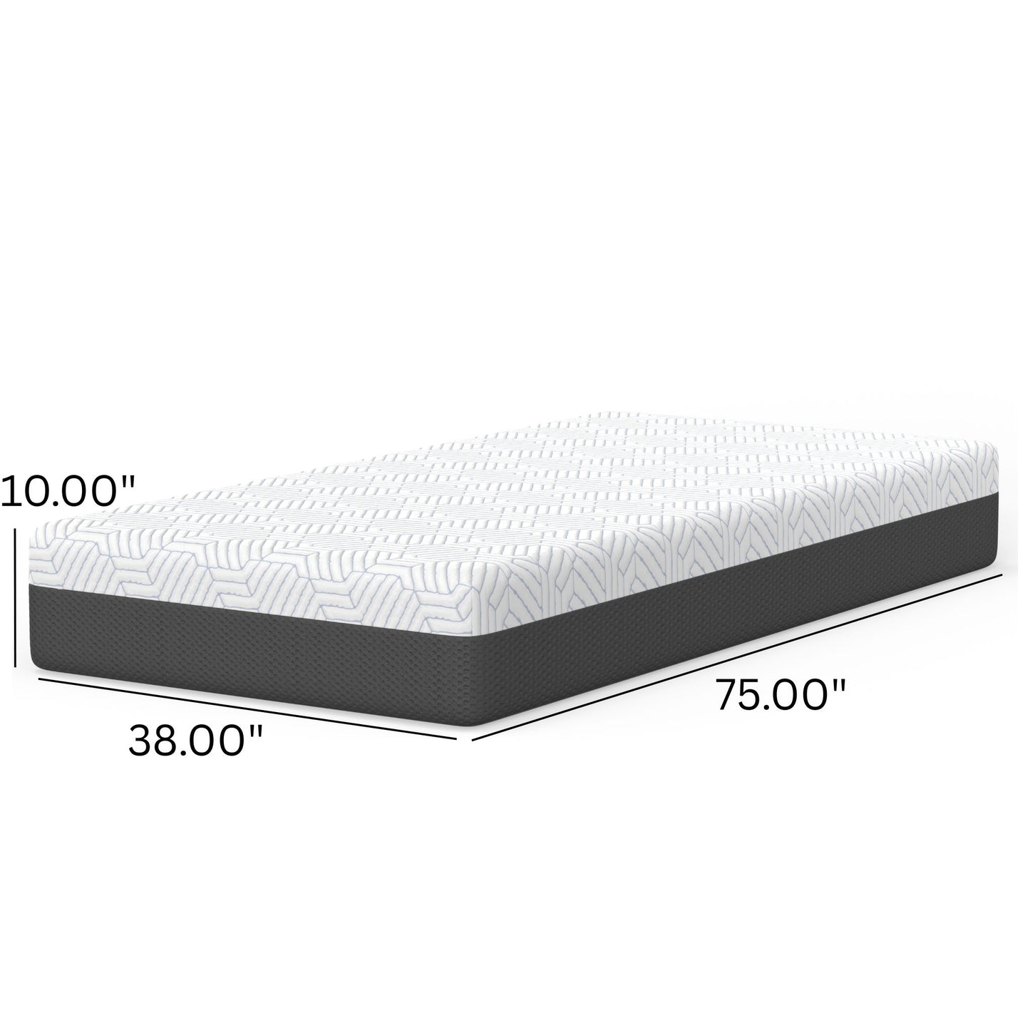 Pur Chill - 10" Medium Firm Mattress With Phase Change Cooling Fabric BedTech