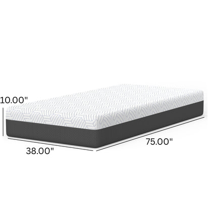 Pur Chill - 10" Medium Firm Mattress With Phase Change Cooling Fabric BedTech