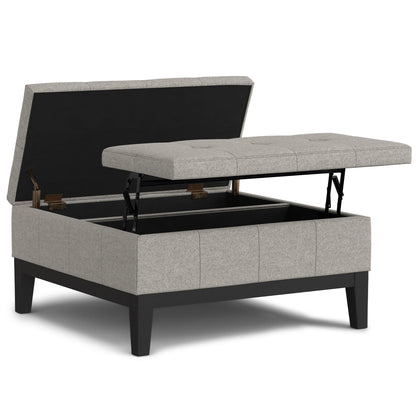 Dover - Multifunctional Lift Top Coffee Table Storage Ottoman Simpli-Home