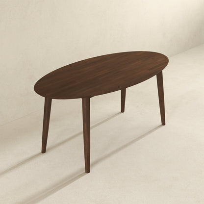 Ada - Mid-Century Modern Style Oval Dining Table Ashcroft Furniture
