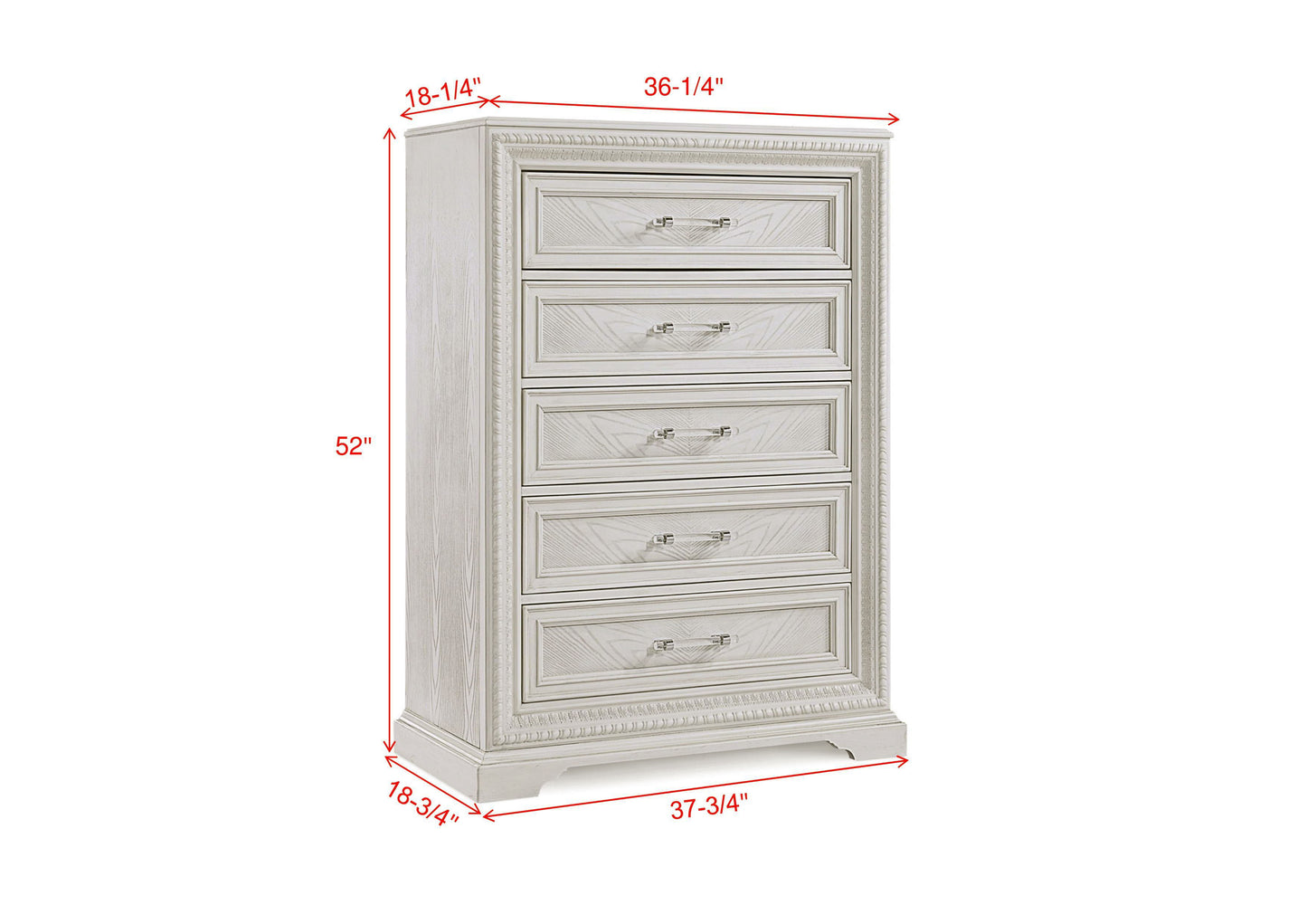 Alexandria - Chest - White