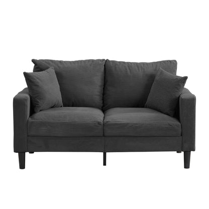 Modern Upholstered Loveseat Sofa, High Resilience Home Essentials